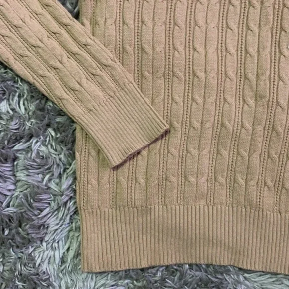 ⭐️ST. John's Bay Womens V Neck‎ Long Sleeve Pullover Sweater color  size XLP - Picture 8 of 10